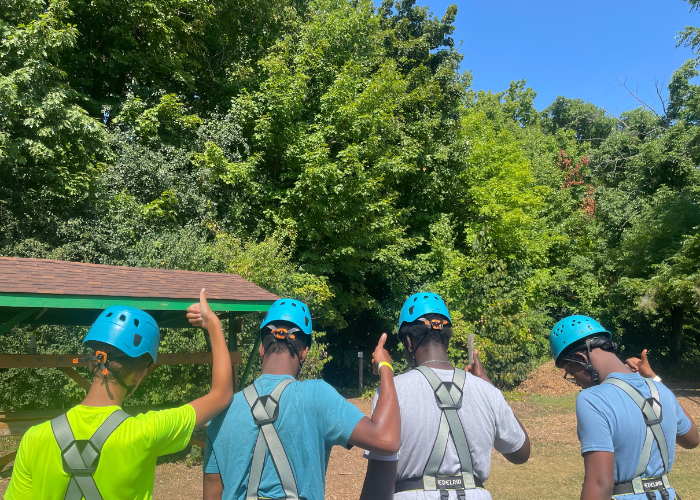 Helping Hands outdoor youth activity